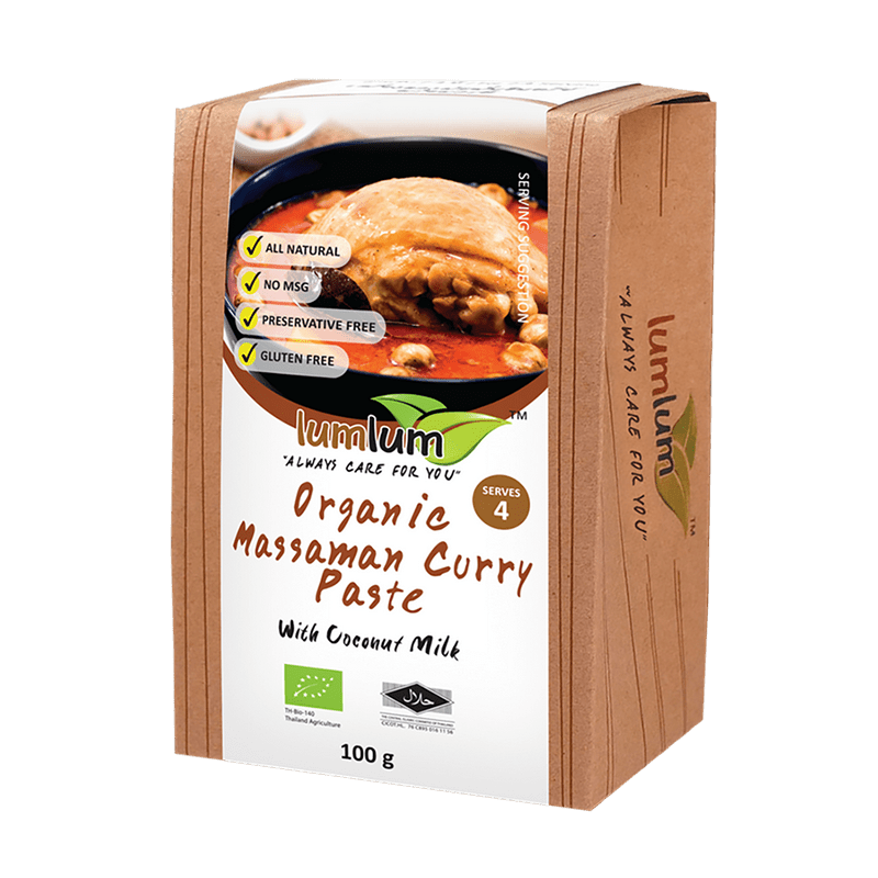 LUM LUM - Organic Curry Paste 100g - 6 OPTIONS - LUM LUM - 6 - Diet & Fitness - ThePharmacy